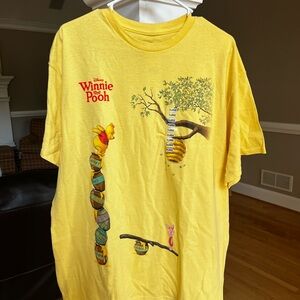 NWT Winnie the Pooh Yellow Graphic Tee